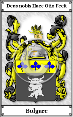 Bolgare Family Crest Download (JPG)  Book Plated - 150 DPI