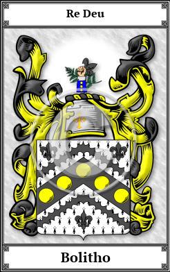 Bolitho Family Crest Download (JPG)  Book Plated - 150 DPI