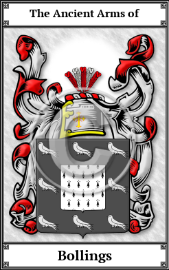 Bollings Family Crest Download (JPG)  Book Plated - 150 DPI