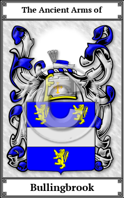 Bullingbrook Family Crest Download (JPG)  Book Plated - 150 DPI