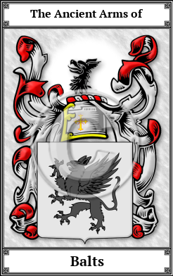 Balts Family Crest Download (JPG)  Book Plated - 150 DPI