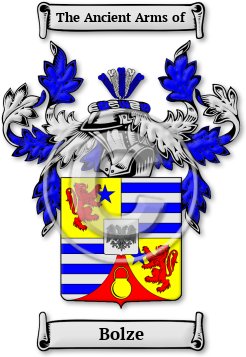 Bolze Family Crest Download (jpg) Legacy Series - 150 DPI