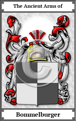 Bommelburger Family Crest Download (JPG)  Book Plated - 150 DPI