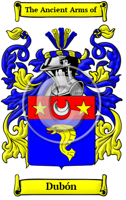 Dubón Family Crest Download (JPG) Heritage Series - 300 DPI