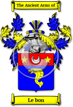 Le bon Family Crest Download (jpg) Legacy Series - 150 DPI