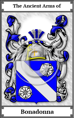 Bonadonna Family Crest Download (JPG)  Book Plated - 150 DPI