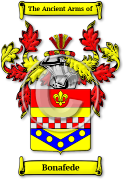 Bonafede Family Crest Download (jpg) Legacy Series - 150 DPI