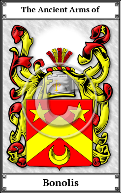 Bonolis Family Crest Download (JPG)  Book Plated - 150 DPI