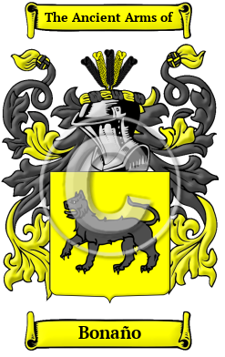 Bonaño Family Crest Download (JPG) Heritage Series - 300 DPI