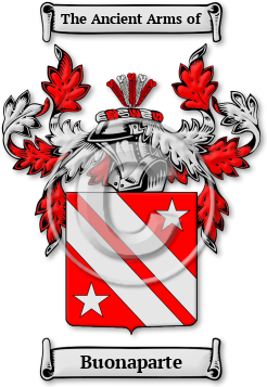 Buonaparte Family Crest Download (jpg) Legacy Series - 150 DPI