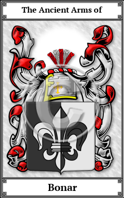 Bonar Family Crest Download (JPG) Book Plated - 600 DPI