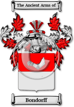 Bondorff Family Crest Download (jpg) Legacy Series - 150 DPI