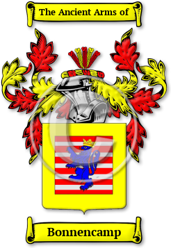 Bonnencamp Family Crest Download (jpg) Legacy Series - 150 DPI