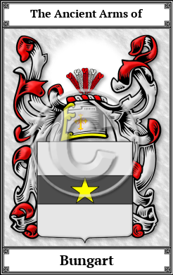 Bungart Family Crest Download (JPG) Book Plated - 600 DPI