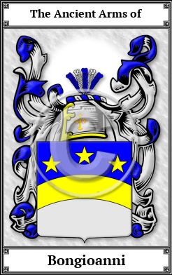 Bongioanni Family Crest Download (JPG)  Book Plated - 150 DPI