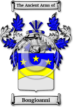 Bongioanni Family Crest Download (jpg) Legacy Series - 150 DPI