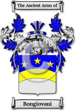 Bongiovani Family Crest Download (jpg) Legacy Series - 150 DPI