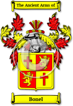 Bonel Family Crest Download (jpg) Legacy Series - 150 DPI
