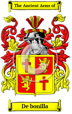 De bonilla Family Crest/Coat of Arms