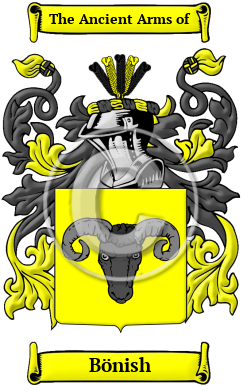Bönish Family Crest Download (JPG) Heritage Series - 600 DPI