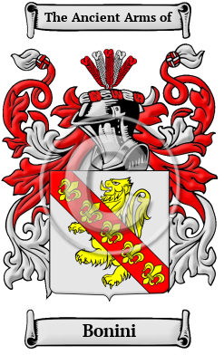 Bonini Family Crest/Coat of Arms