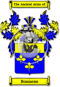 Bonneau Family Crest Download (jpg) Legacy Series - 150 DPI