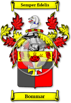 Bommar Family Crest Download (JPG) Legacy Series - 600 DPI