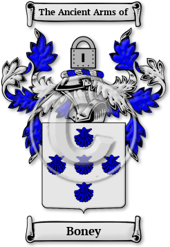 Boney Family Crest Download (jpg) Legacy Series - 150 DPI