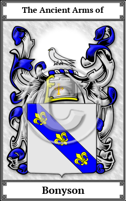 Bonyson Family Crest Download (JPG)  Book Plated - 150 DPI