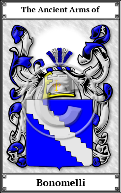 Bonomelli Family Crest Download (JPG)  Book Plated - 150 DPI