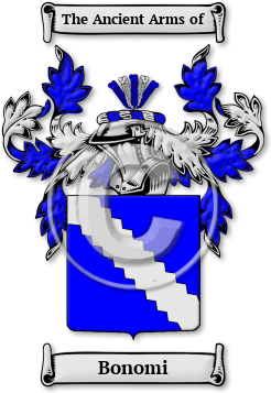 Bonomi Family Crest Download (jpg) Legacy Series - 150 DPI