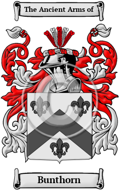 Bunthorn Family Crest/Coat of Arms