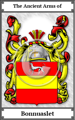Bonnuaslet Family Crest Download (JPG)  Book Plated - 150 DPI