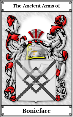 Bonieface Family Crest Download (JPG)  Book Plated - 150 DPI
