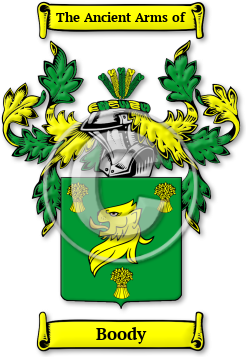 Boody Family Crest Download (jpg) Legacy Series - 150 DPI