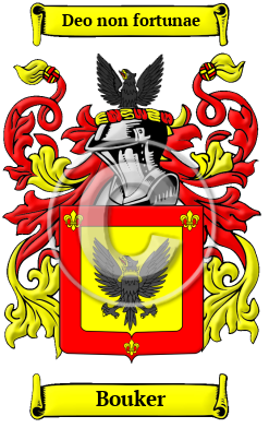 Bouker Family Crest/Coat of Arms