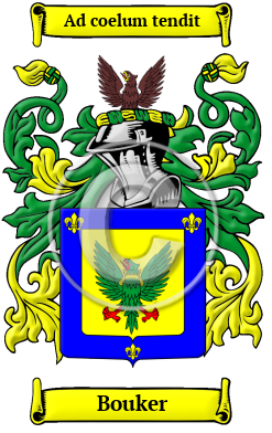Bouker Family Crest/Coat of Arms