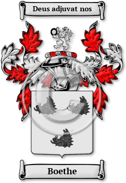 Boethe Family Crest Download (JPG) Legacy Series - 600 DPI