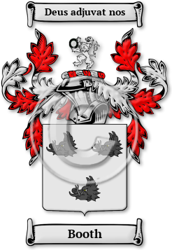 Booth Family Crest Download (jpg) Legacy Series - 150 DPI