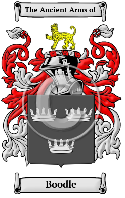 Boodle Family Crest/Coat of Arms