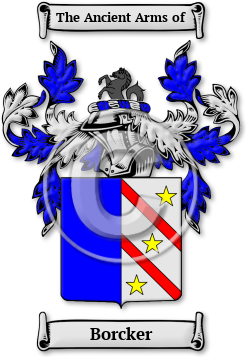 Borcker Family Crest Download (jpg) Legacy Series - 150 DPI