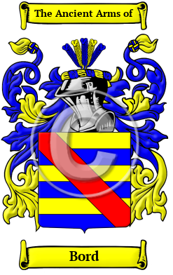 Bord Family Crest Download (JPG) Heritage Series - 600 DPI