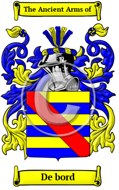 De bord Family Crest Download (JPG) Heritage Series - 300 DPI