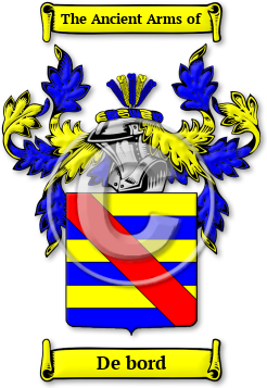 De bord Family Crest Download (jpg) Legacy Series - 150 DPI