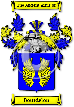 Bourdelon Family Crest Download (JPG) Legacy Series - 600 DPI