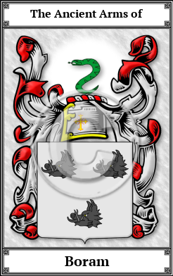 Boram Family Crest Download (JPG)  Book Plated - 150 DPI