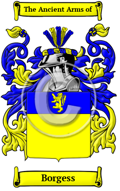 Borgess Family Crest Download (JPG) Heritage Series - 600 DPI