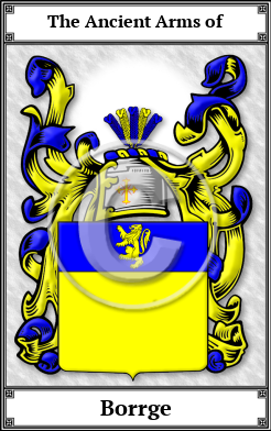 Borrge Family Crest Download (JPG)  Book Plated - 150 DPI