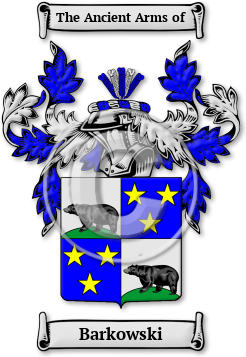 Barkowski Family Crest Download (jpg) Legacy Series - 150 DPI