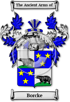 Borcke Family Crest Download (jpg) Legacy Series - 150 DPI